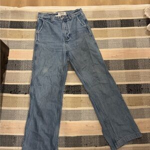 Reformation Light Blue Flare Jeans